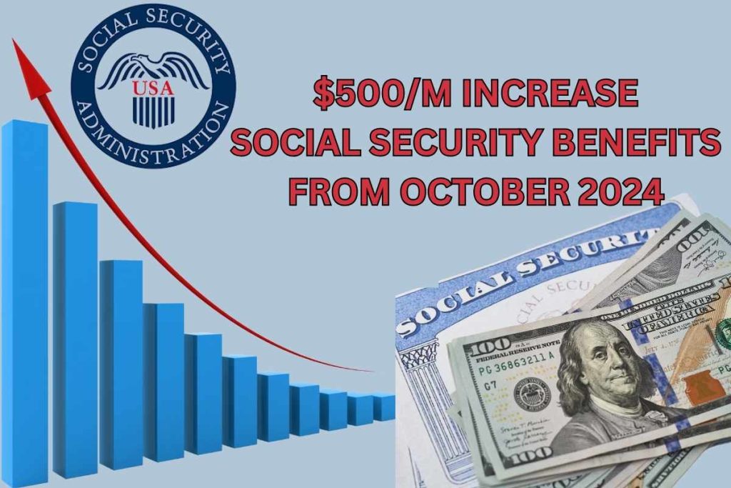 $500/M Increase In Social Security Benefits From Oct 24